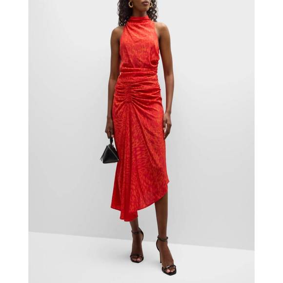 NEW A.L.C. kora top in flame vibrant red - Picture 3 of 4